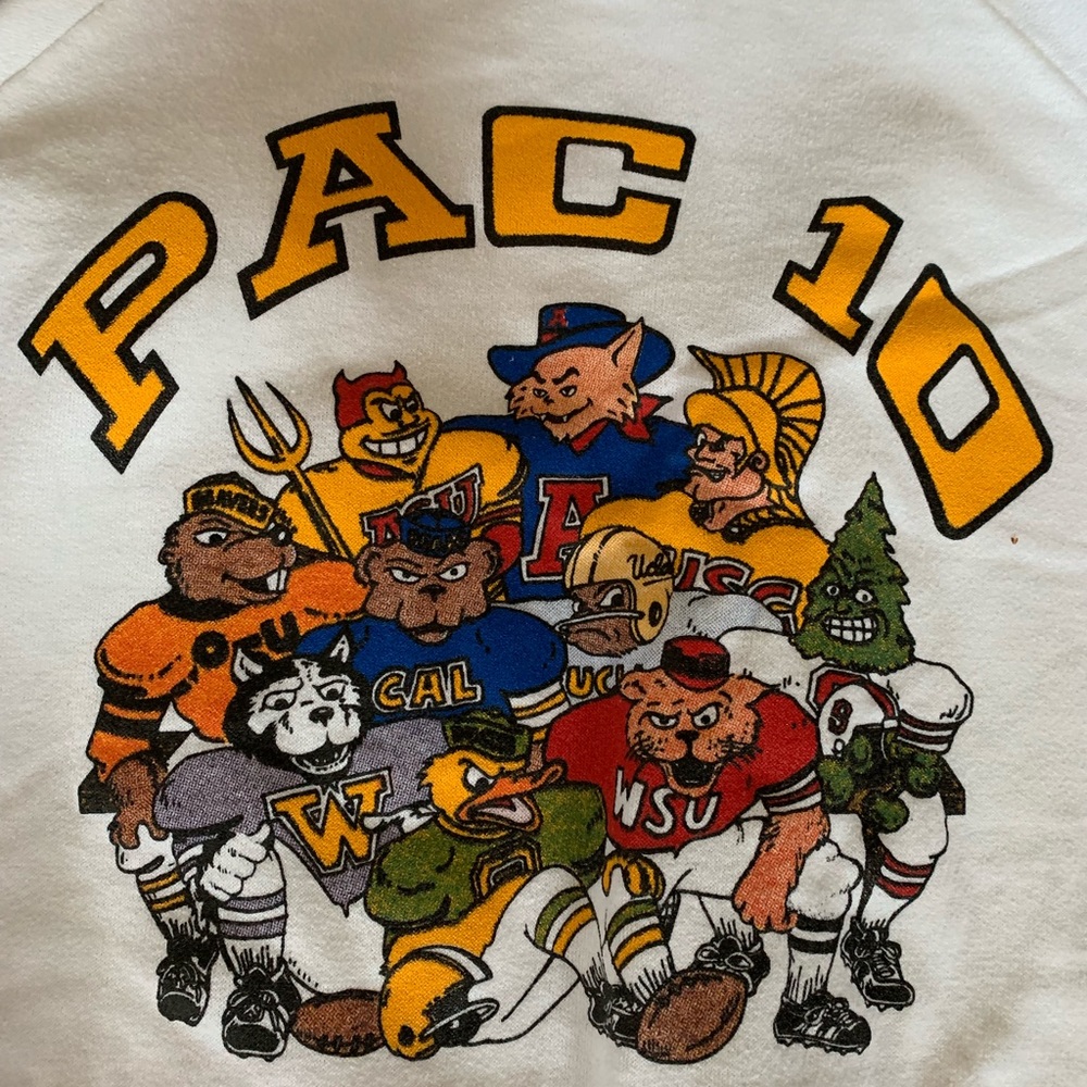 Vintage college crew neck